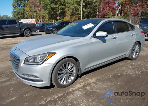 2017 Genesis G80 3.8 z USA, uszkodzony, nr VIN KMHGN4JE2HU188389